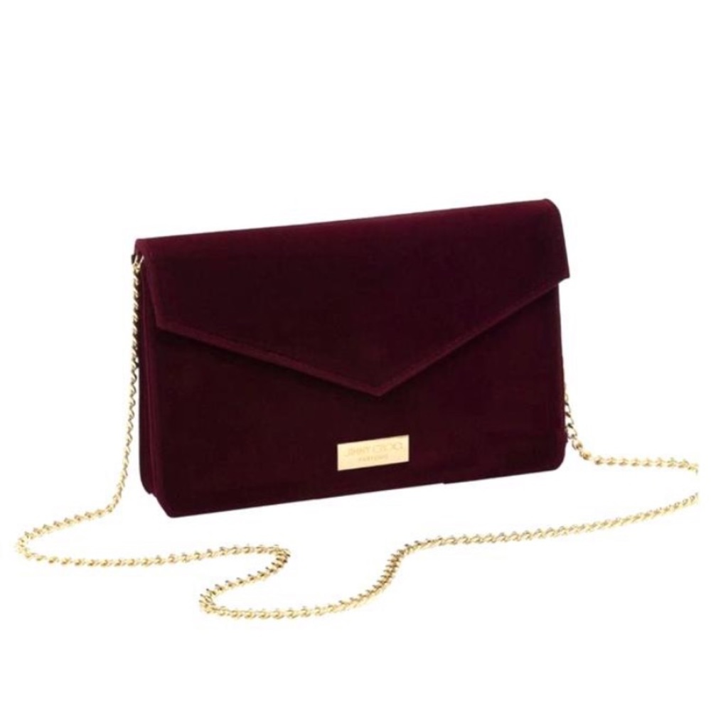 Jimmy Choo Velvet Clutch Evening Bag